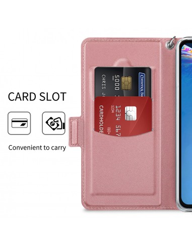 Etui design iPhone 11 avec rangements cartes Rose