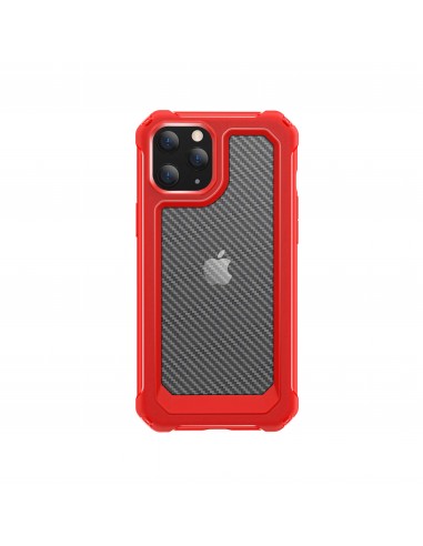 Coque antichoc iPhone 12 Pro et iPhone 12 - Bords renforcés Rouge