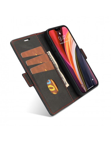 Etui de protection iPhone 12 et iPhone 12 Pro - Style business Noir