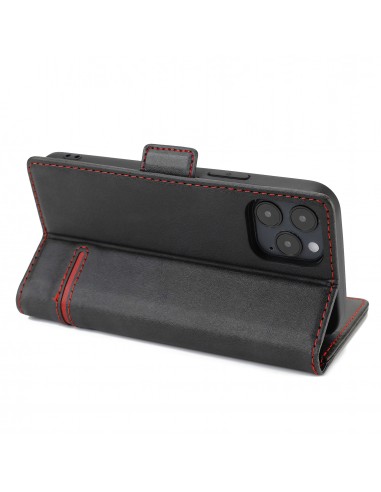 Etui de protection iPhone 12 et iPhone 12 Pro - Style business Noir