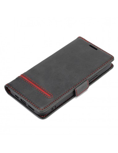 Etui de protection iPhone 12 et iPhone 12 Pro - Style business Noir