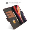 Etui de protection iPhone 12 et iPhone 12 Pro - Style business Noir