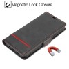 Etui de protection iPhone 12 et iPhone 12 Pro - Style business Noir