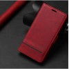 Etui de protection iPhone 12 et iPhone 12 Pro - Style business Rouge