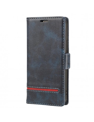 Etui de protection iPhone 12 et iPhone 12 Pro - Style business Bleu