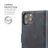 Etui de protection iPhone 12 et iPhone 12 Pro - Style business Bleu