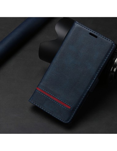 Etui de protection iPhone 12 et iPhone 12 Pro - Style business Bleu