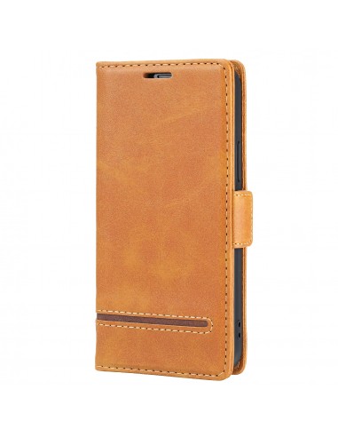 Etui de protection iPhone 12 et iPhone 12 Pro - Style business Marron
