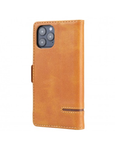 Etui de protection iPhone 12 et iPhone 12 Pro - Style business Marron