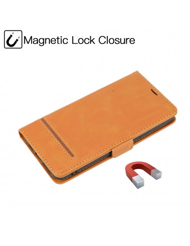 Etui de protection iPhone 12 et iPhone 12 Pro - Style business Marron