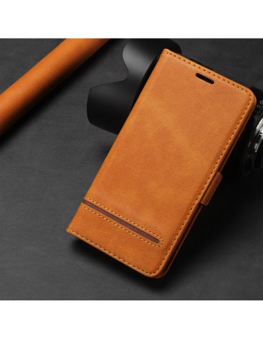 Etui de protection iPhone 12 et iPhone 12 Pro - Style business Marron