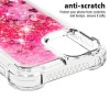 Coque antichoc iPhone 12 mini - Paillettes Rose