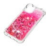 Coque antichoc iPhone 12 mini - Paillettes Rose