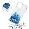 Coque antichoc iPhone 12 mini - Paillettes Bleu foncé