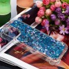 Coque antichoc iPhone 12 mini - Paillettes Bleu foncé