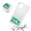 Coque antichoc iPhone 12 mini - Paillettes Vert