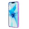 Coque antichoc iPhone 12 Pro Max Silicone transparent - Dégradé couleurs Violet