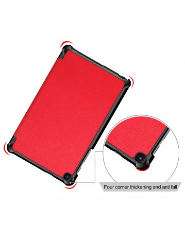 Etui de protection Galaxy Tab A 8.0 (2019) - Pliable en 3 Rouge