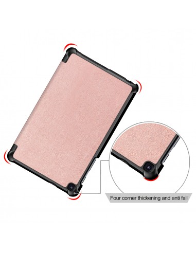 Etui de protection Galaxy Tab A 8.0 (2019) - Pliable en 3 Or Rose