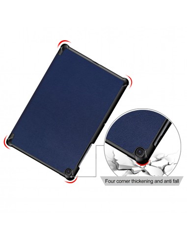 Etui de protection Galaxy Tab S5e - Pliable en 3 Bleu foncé