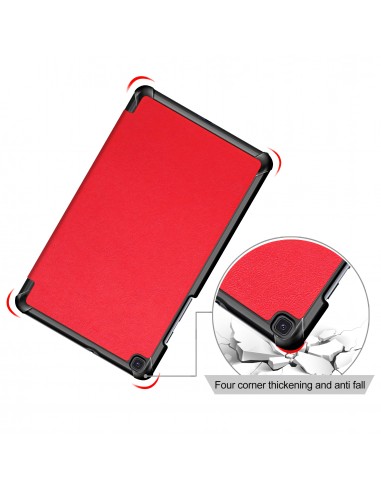 Etui de protection Galaxy Tab A 8.0 Wifi (T290 / T295 / T297) - Pliable en 3 Rouge