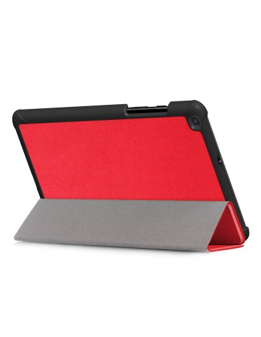 Etui de protection Galaxy Tab A 8.0 Wifi (T290 / T295 / T297) - Pliable en 3 Rouge