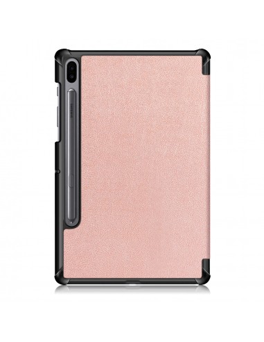 Etui de protection Galaxy Tab S6 (T800 / T865) - Pliable en 3 Or Rose