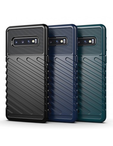 Coque antichoc Galaxy S10 - Thunder series Vert