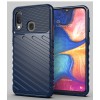 Coque antichoc Galaxy A30 A20 M10s - Thunder series Bleu foncé