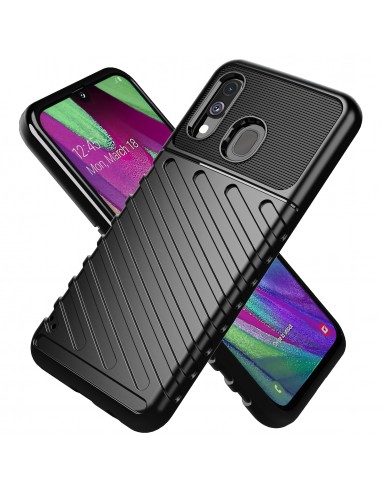 Coque antichoc Galaxy A40 - Thunder series Noir
