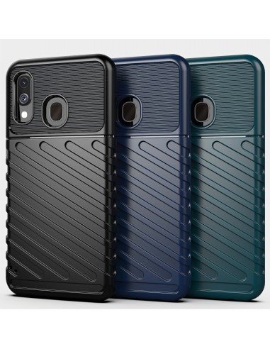 Coque antichoc Galaxy A40 - Thunder series Noir