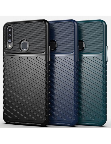 Coque antichoc Galaxy A20s - Thunder series Noir