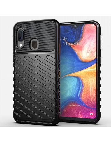 Coque antichoc Galaxy A20e - Thunder series Noir