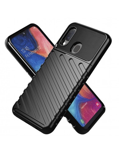 Coque antichoc Galaxy A20e - Thunder series Noir