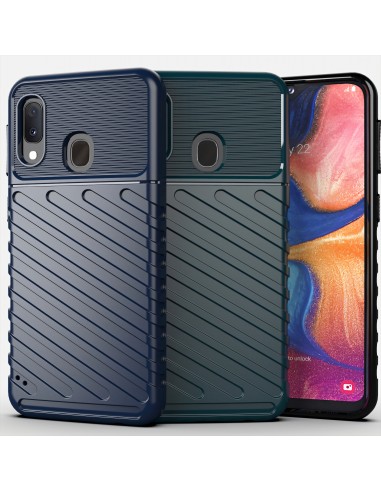 Coque antichoc Galaxy A20e - Thunder series Noir