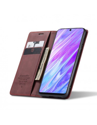 Etui portefeuille Galaxy S20 Design CASEME Rouge