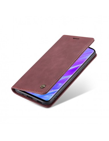 Etui portefeuille Galaxy S20 Design CASEME Rouge
