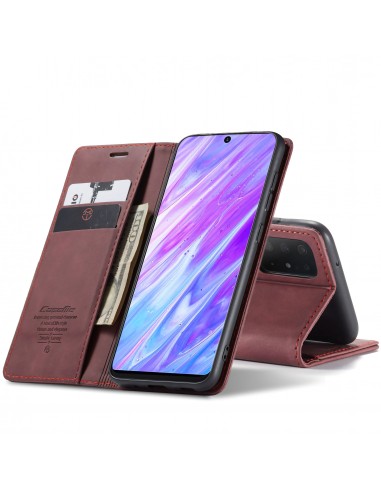 Etui portefeuille Galaxy S20 Design CASEME Rouge