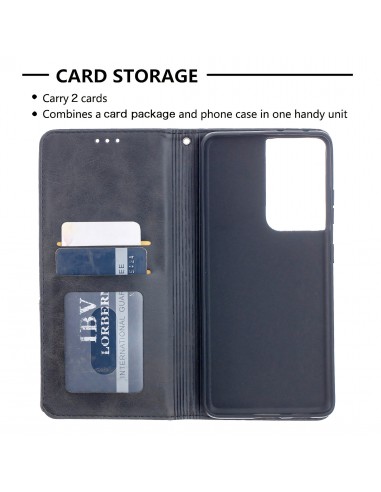 Etui de protection Galaxy S21 Ultra 5G - Style Geometrique Noir