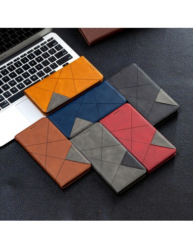 Etui de protection Galaxy S21 Ultra 5G - Style Geometrique Gris