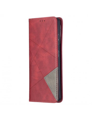 Etui de protection Galaxy S21 Ultra 5G - Style Geometrique Rouge