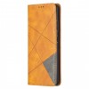 Etui de protection Galaxy S21 Ultra 5G - Style Geometrique Marron clair