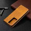 Etui de protection Galaxy S21 Ultra 5G - Style Geometrique Marron clair