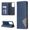 Étui de protection Galaxy S21 Ultra 5G - Style Geometrique Bleu foncé