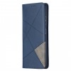 Etui de protection Galaxy S21 Ultra 5G - Style Geometrique Bleu foncé