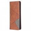 Etui de protection Galaxy S21 Ultra 5G - Style Geometrique Marron