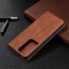 Etui de protection Galaxy S21 Ultra 5G - Style Geometrique Marron