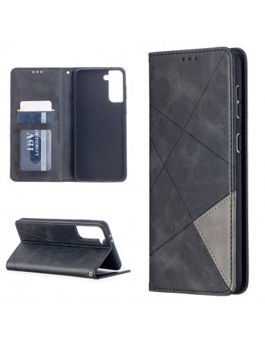 Etui de protection Galaxy S21 Plus - Style Geometrique Noir