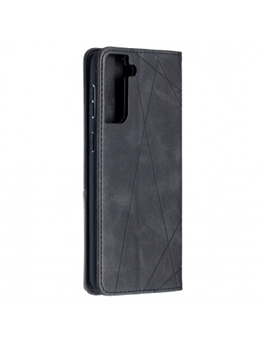 Etui de protection Galaxy S21 Plus - Style Geometrique Noir