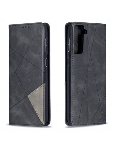 Etui de protection Galaxy S21 Plus - Style Geometrique Noir